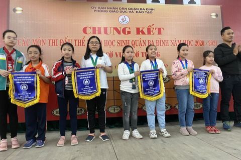 Giải cờ vua, cờ tướng học sinh phổ thông quận Ba Đình năm học 2020 – 2021