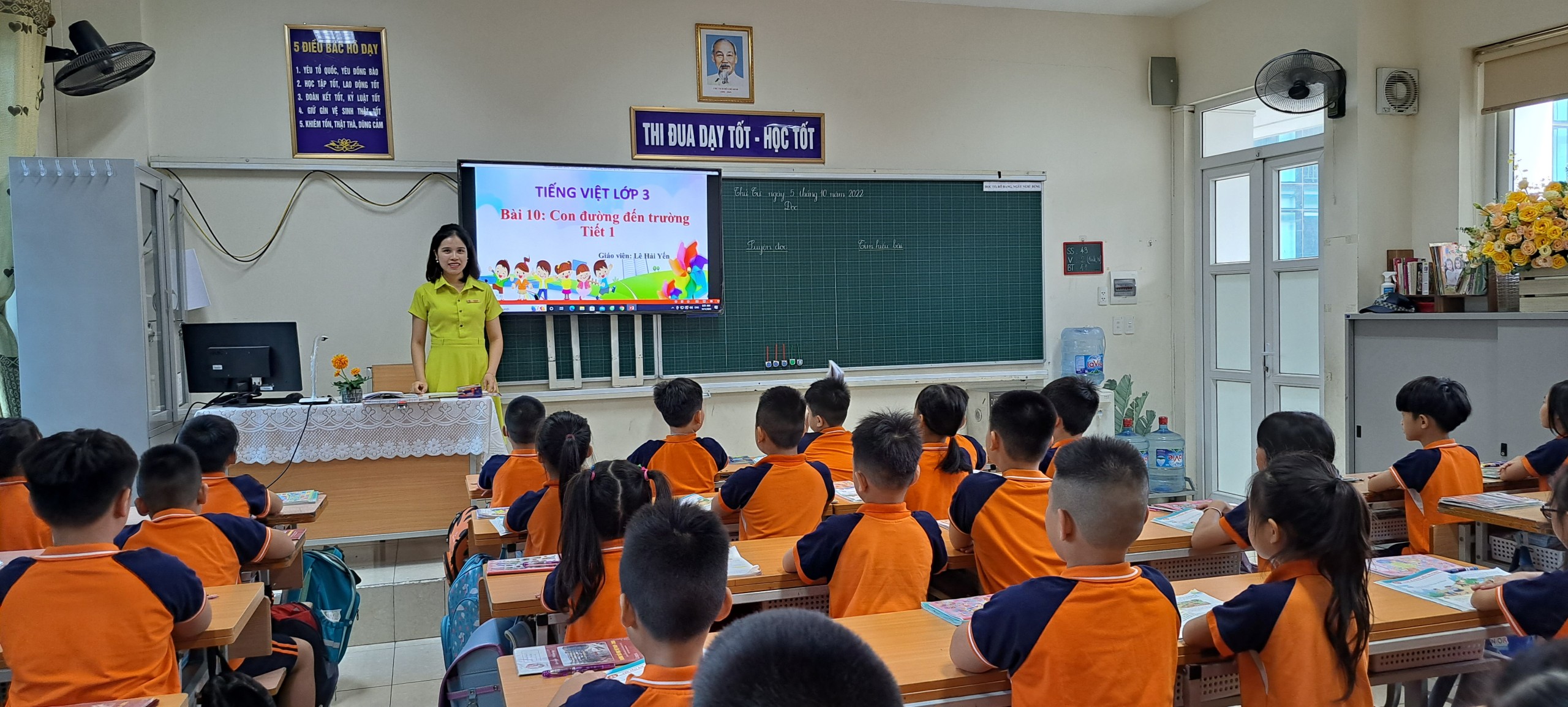 Trường TH Việt Nam - Cu Ba tổ chức thành công chuyên đề cấp trường môn Tiếng Việt lớp 3