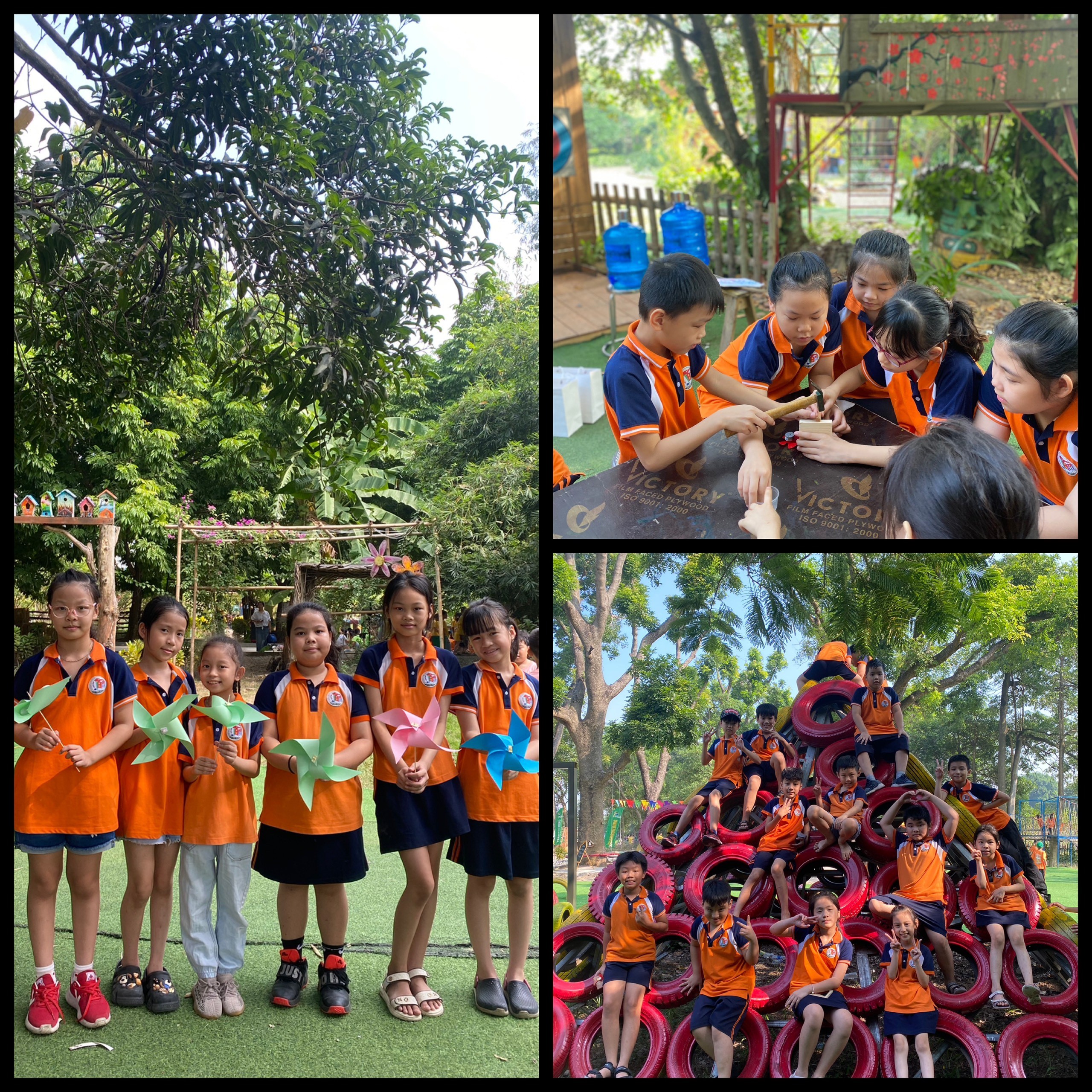 Hoạt động trải nghiệm bổ ích và lí thú của học sinh Trường Tiểu học Việt Nam - Cu Ba tại Công viên giáo dục trải nghiệm Pandora