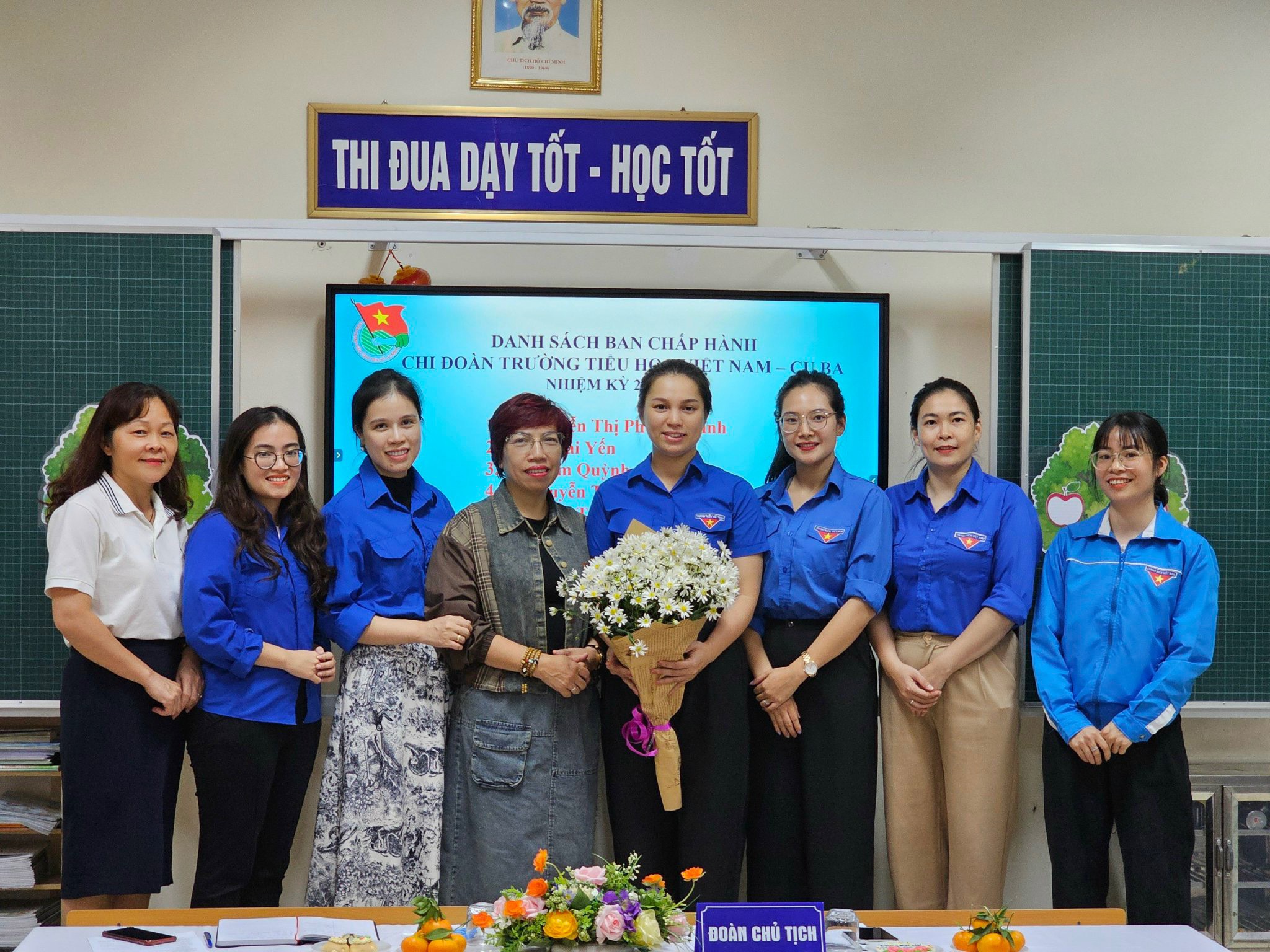 Đại hội Chi đoàn trường Tiểu học Việt Nam - Cu Ba nhiệm kỳ 2023 - 2024