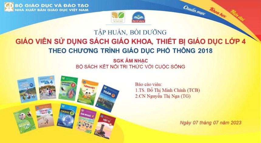 Trường Tiểu học Việt Nam – Cu Ba tập huấn sách giáo khoa Âm nhạc 4 theo chương trình giáo dục phổ thông 2018