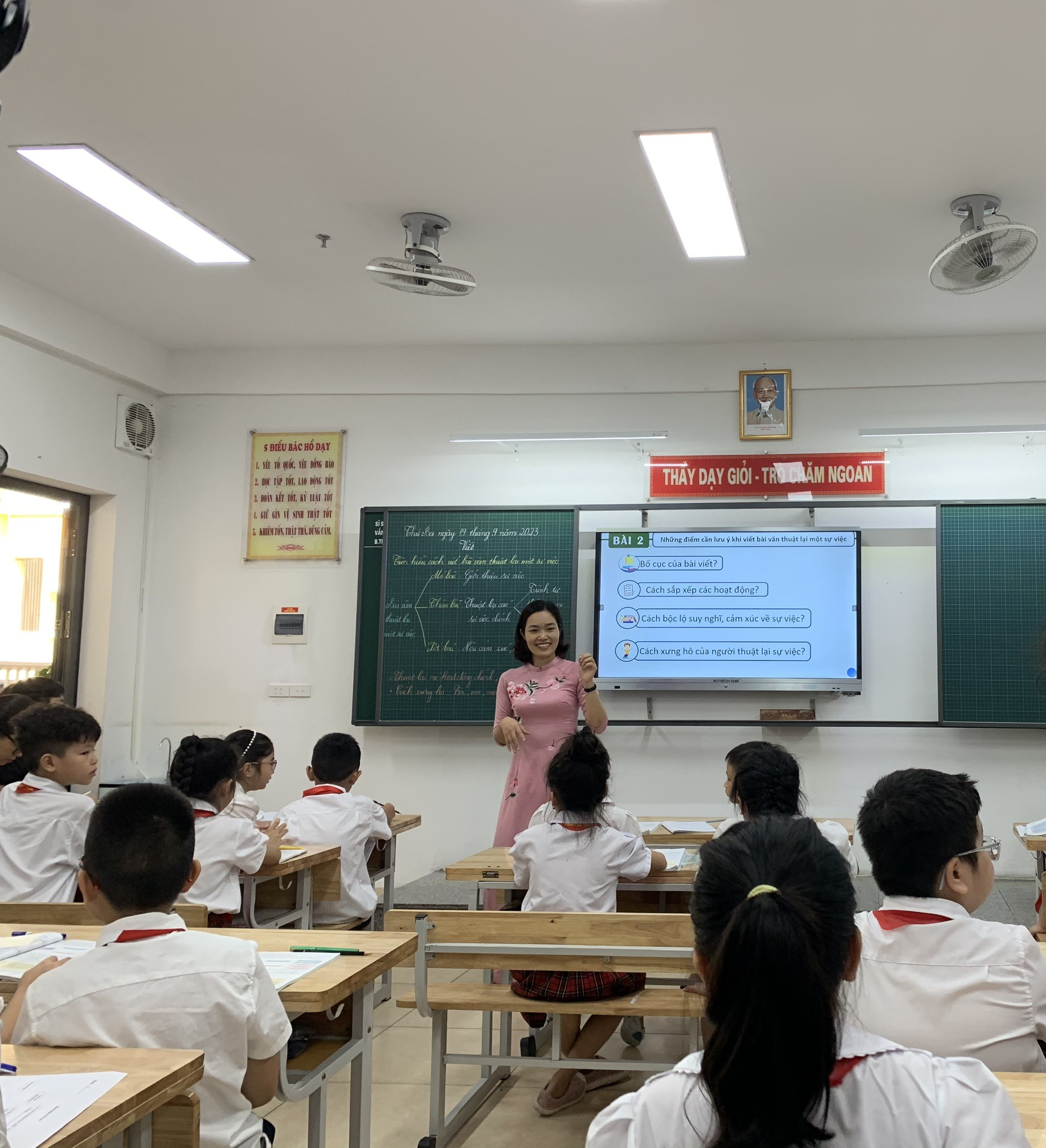 Trải nghiệm tiết học Luyện từ và câu thú vị của cô giáo Nguyễn Thị Thanh Hoa